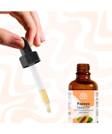 Relaxcation Pure Papaya Seed Oil Cold Pressed & Unrefined Natural Oil from India | Lightweight Plant Extract for Smooth Texture Radiant Skin & Daily Botanical Blends (0.5 oz) 0.5 Fl Oz (Pack of 1) - Buy Online on GoSupps.com