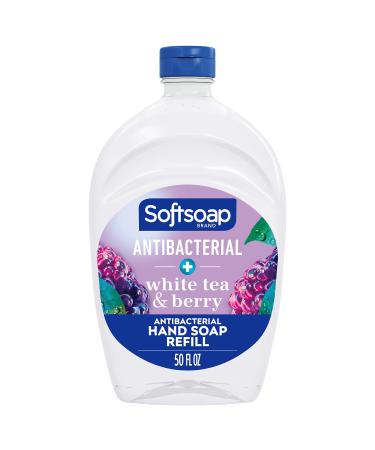 Softsoap Antibacterial Liquid Hand Soap Refill, White Tea & Berry Scented Hand Soap, 50 Ounce White Tea and Berry 50 Fl Oz (Pack of 1)