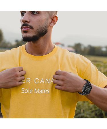 2-Pack Large Sport Silicone Bands for Fitbit Versa 2/Lite - Black/Gray & Charcoal - Men/Women - Buy Online on GoSupps.com