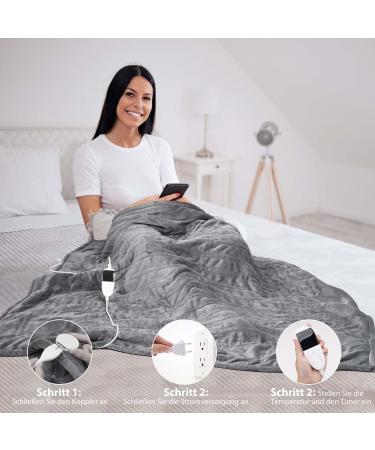 Vemolife Heating Ceiling Blanket 130x150cm - Automatic Switch-Off Overheating Protection & Washable Bed Warmer - Buy Online on GoSupps.com
