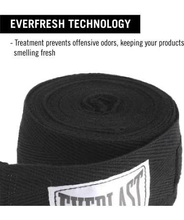 Everlast Hand Wraps Black 120 Inch - Premium Boxing Hand Wraps - Buy Online on GoSupps.com
