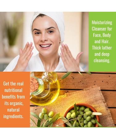 Natural Radiant Life Organic Clay Soap Bar - 5 Oz | Clarifying & Hydrating Soap for Acne Dermatitis Psoriasis | Mineral Clay & Olive Oil - Buy Online on GoSupps.com