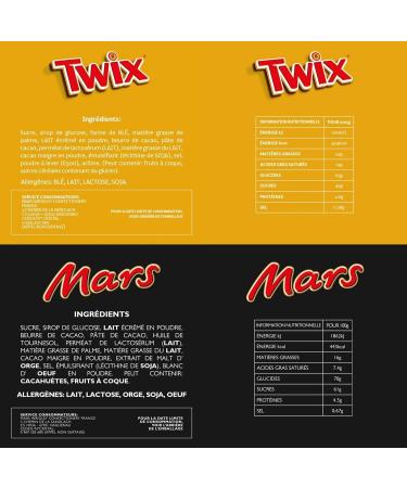 Mini chocolates MARS SNICKERS BOUNTY TWIX | 1.8kg box or approximately 180 individually wrapped pieces | Ideal for Valentine's Day Easter or a Birthday - Buy Online on GoSupps.com