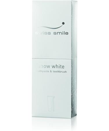 Swiss Smile Snow White Toothpaste & Toothbrush Set | 75 ml | International Shipping - Buy Online on GoSupps.com