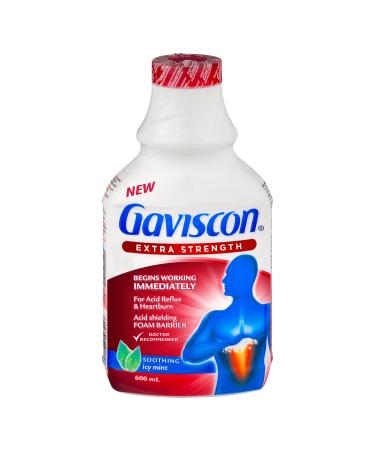 Gaviscon Heartburn Relief Extra Strength Liquid ICY Mint 600 ml