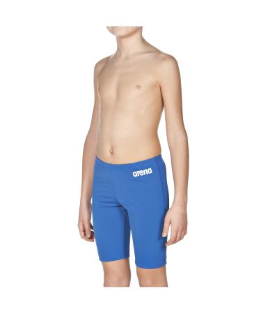 arena Solid Junior boys' swimming trunks chlorine-resistant jammer swimming trunks for competitions made of MaxLife material with UV protection factor 50+