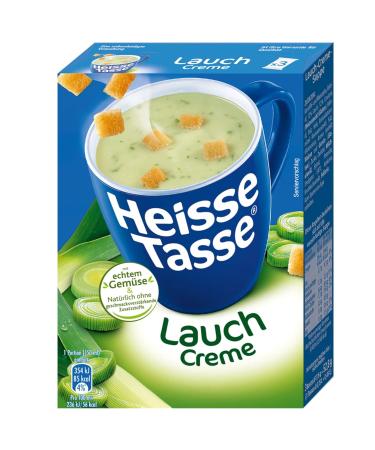 Erasco Hot Cup Leek Cream Soup 12-Pack | 36 Bags of 17.66g | International Shipping Available - Buy Online on GoSupps.com