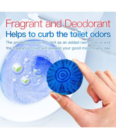 Blue Automatic Toilet Bowl Cleaner Tablets - Mild Pine Scent - 18 Pack - Buy Online on GoSupps.com