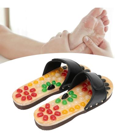 Acupressure Foot Massage Slippers - Reflexology Shoes for Pain Relief & Improved Blood Circulation | Travel Size 41-42 - Buy Online on GoSupps.com