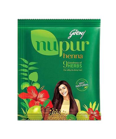 Nupur Henna with Goodness of 9 HERBS for silky & shiny hair - 400 g