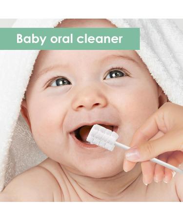 Wobblo Newborn Gauze Toothbrush - Mundgazze Paper Handle Double-Aged Cotton Yarn 30 Pieces/Barrel for Home Hotel and Travel - Buy Online on GoSupps.com