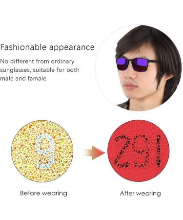 Leapite Correction Glasses for Color Blindness - Improve Vision & Eye Health for Red & Green Blindness Visual Impairment | Perfect for Indoor & Outdoor Use - Buy Online on GoSupps.com