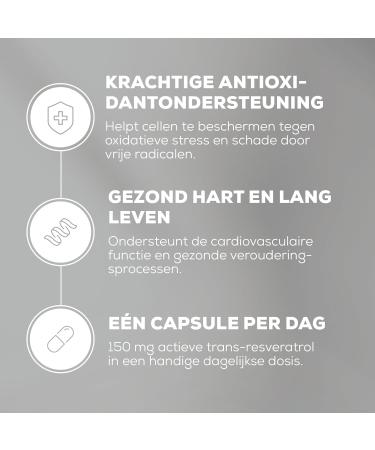 BioTechUSA Resveratrol 150 mg transresveratrol per serving AntioxidantLongevity Gluten and lactose free 60 capsules - Buy Online on GoSupps.com