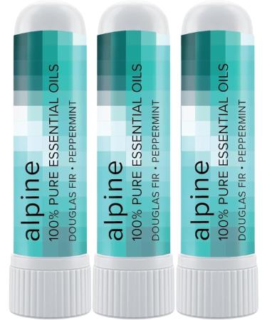 MOXE Alpine Nasal Stick | Mountain Air + Forest Pine | Douglas Fir & Peppermint Oil | Woody Crisp Winter Alpine Summit Aromatherapy Inhaler with 100% Pure Essential Oils Made in USA (3 Pack)  - Buy Online on GoSupps.com