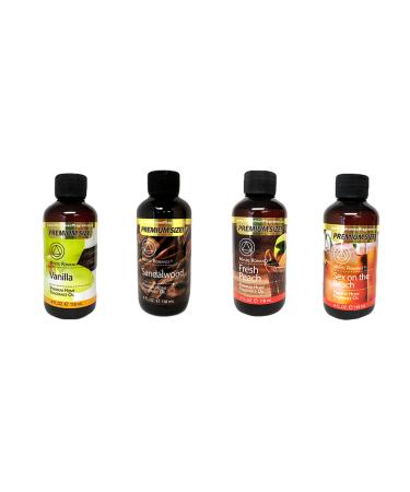 Fragrance oil per 4 Bottles of 4oz