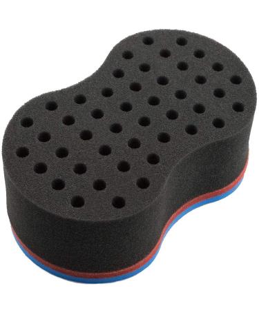 Nicoone 2 PCS Hair Sponge Brush - Large Holes for Hair Twists Afro Coils & Curls | Perfect for Home & Barber Use - International Shipping Available - Buy Online on GoSupps.com