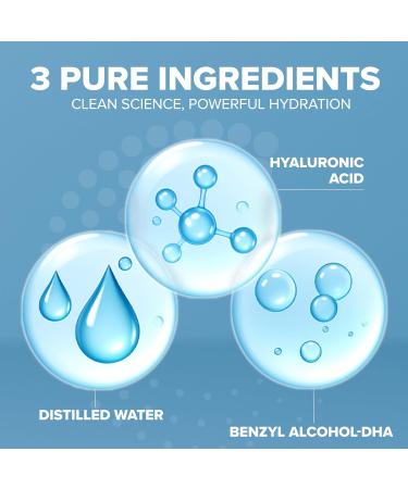 Hyaluronic Acid Serum with Vitamin B5 - Intense Hydration Anti-Aging Non-Greasy Paraben Free Face Serum - 2 oz 2 Fl Oz - Buy Online on GoSupps.com