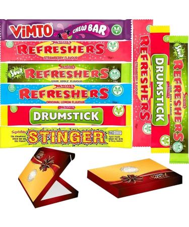 Retro Chew Mixed Bars Sweets Collections - Perfect For Birthdays & Special Occasions - 12 x Mixed Chew Bars 18g - Buy Online on GoSupps.com
