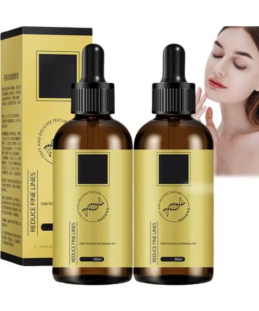JASUBAI Anti Wrinkle Firming Serum with Collagen Peptides Firming Essence Anti-Aging Anti-Wrinkle Firming Cream Face Neck Brightening Moisturizer (2 Pcs)