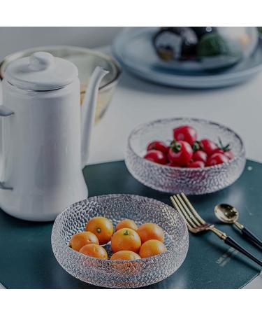 Salad Bowl Glass Salad Bowl Dessert Bowl Fruit Salad Bowl Pileup Circular Glass Grain Bowl Bowl of Transparent Kitchen Bowl (2 Colors) Pasta Bowls(Color:B) (B) - Buy Online on GoSupps.com