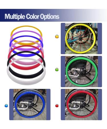 Wheelchair Handrim Covers 24Inch Silicone Wheelchair Push Rim Covers Non-Slip Wear-Resistant Wheelchair Push Rim Covers (Color : 001 Size : 24in) 24in 001 - Buy Online on GoSupps.com