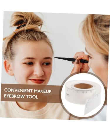  LALAFINA LALAFINA 1 Roll Tattoo Eyebrow Measuring Ruler Eyebrow Guide Ruler Adhesive Eyebrow Tattoo Ruler Eyebrow Tattoo Ruler Kit Mould Eyebrow Shape PVC Drawing Pen - Buy Online on GoSupps.com