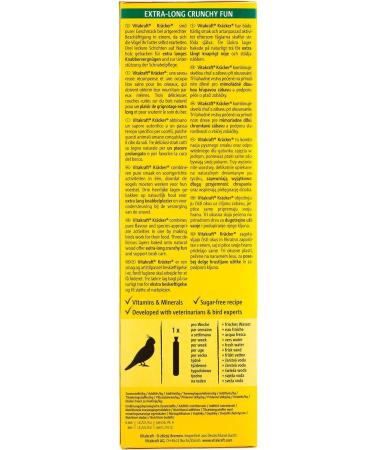Vitastras Kr cker with Honey & Eucalyptus - 2-Pack Nibble Rods for Large Birds - Premium Bird Treats - Buy Online on GoSupps.com