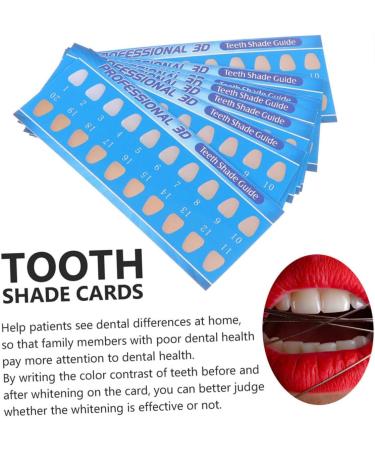 Gleavi 90 PTH Tooth Coloring Card | Teeth Color Chart & Oral Care Tool for Perfect Whitening - Buy Online on GoSupps.com