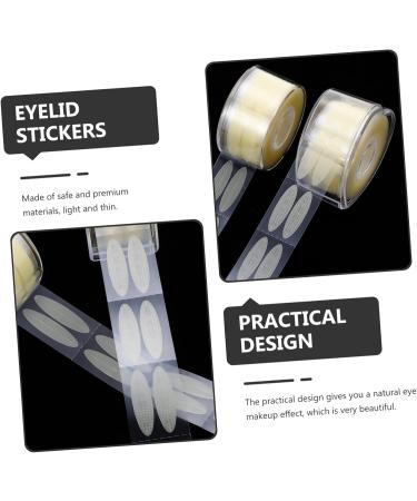 FRCOLOR 20 Rolls Double Eyelid Stickers Invisible Tape Eyelid Strip Tapes Eyelid Tapes Pretty Fake Eyelashes 1 count (Pack of 1) Light Yellowx5pcs - Buy Online on GoSupps.com