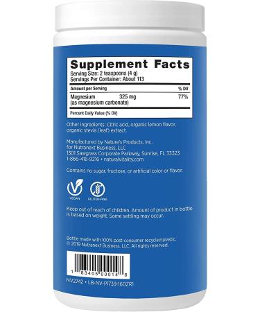 Natural Vitality Natural Calm Anti-Stress Drink - Sweet Lemon 16 oz | Relaxation & Wellness - Buy Online on GoSupps.com