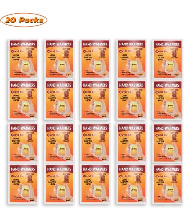 World-BIO Hand Warmers 20 Pairs - Long Lasting, Natural, Odorless, Air Activated Heat Pad for 10 Pairs Foot Warmer & 30 Packs Body Warmers with Adhesive Backing - 8 Hours of Safe Warmth - Buy Online on GoSupps.com