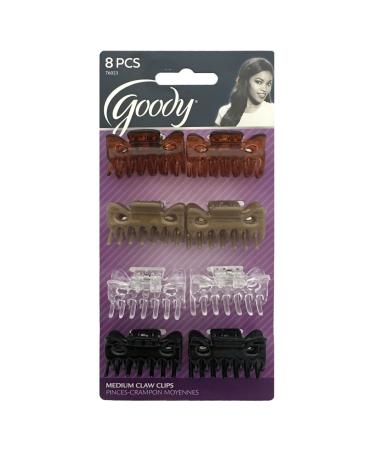 Goody 8 Claw Clips Pinces Hebillas Model 76023