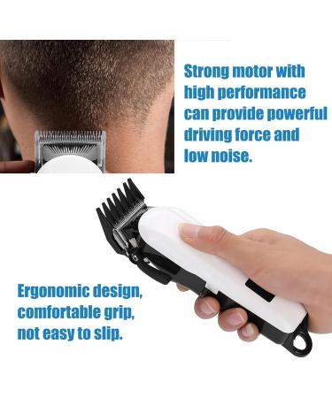 Wireless Hair Clipper Steel Blade Strong Motor Limit Comb Ergonomic Design USB Charging 180 Min Working Time for Hair Cutting - Buy Online on GoSupps.com