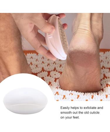 Creative Egg Foot Grinder Portable Egg Callus Remover Egg Shape Foot Scrubber Perfect for Foot Spa Egg Shaped Foot Scrubber Home Salon and Removing Tough Calluses and Dry Skin - Buy Online on GoSupps.com