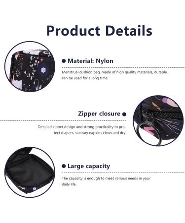 Exceart 1stk Aunt's Towel Bag - Stylish Pale Care Pad Holder for Women | Brindle ID & Money Exchange Coin Pack | Multi-Color Nylon Design - Buy Online on GoSupps.com
