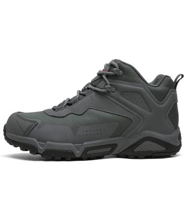 NORTIV 8 Men's Waterproof Hiking Boots - Lightweight Mid Ankle Tactical Work Boots - Buy Online on GoSupps.com