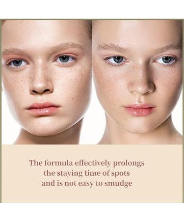 PhantomSky Freckle Pen 2Pcs - Waterproof Longlasting Fake Freckles Stamp Set in Saddle Brown & Chocolate for Natural Sunkissed Makeup - Buy Online on GoSupps.com