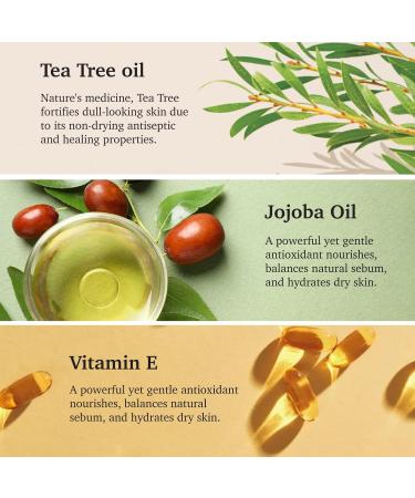 Purifect Tea Tree Oil Facial Serum Treats & Prevents Blemishes and Acne with Vitamin E Made in USA | Sensitive Skin Formula with Shea Butter Sunflower Seed Jojoba Redness Relief Tea Tree 1 Fl Oz (Pack of 1) - Buy Online on GoSupps.com