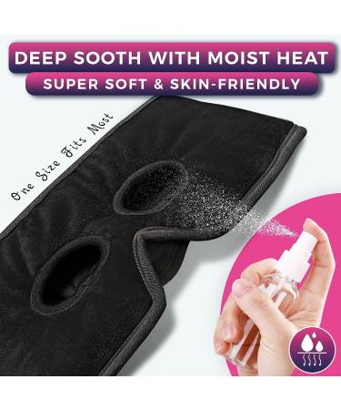 Moist Heat Sinus Pressure Relief Mask - Extra Large Face Heating Pad for Sinusitis, Migraine, and Headache Relief - Buy Online on GoSupps.com