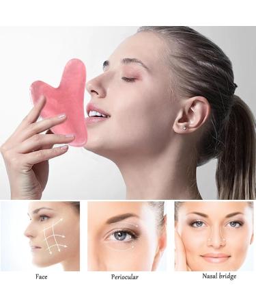 2Pcs Hydrating Facial Skincare Set | Rosehip Seed Oil & Gua Sha Tool for Radiant Skin | Organic Vitamin A Facial Oils - Buy Online on GoSupps.com