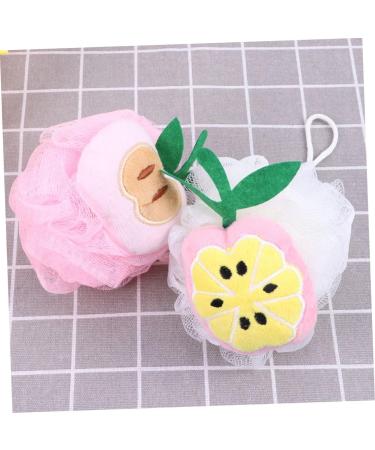 Buy Healeved 8pcs Fruit Shape Bath Flower Sponge - Mesh Pouf Bath Scrubber for Relaxing Showers | International Shipping Available - Buy Online on GoSupps.com