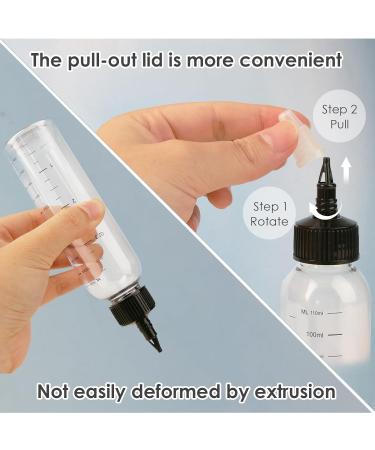 QOCO 3PCS Hair Oil Applicator Bottle - 110ml Nozzle Bottle for Hair Dye, Salon Hair Care, Coloring & Art - Buy Online on GoSupps.com