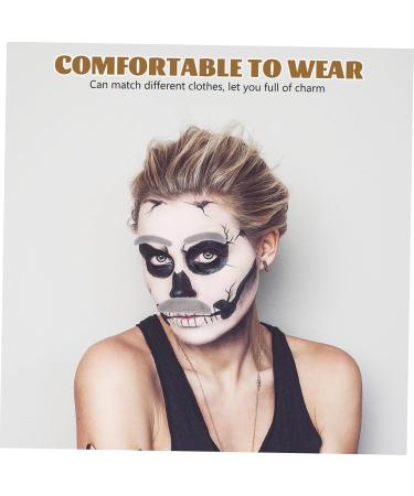 Buy COOPHYA Grandfather Costume Glasses & Accessories - Self-Adhesive Eyebrows False Beard Gray Mustache for Adults | Funny Grandpa Costume - Buy Online on GoSupps.com