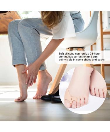 Gel Toe Separators for Bunion Correction and Toe Alignment - Overlapping Toe Corrector Pads with 2 Loops, Suitable for Bunions and Pedicure - One Size Fits Most - Buy Online on GoSupps.com
