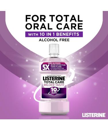 Listerine Total Care Milder Taste Mouthwash 500ml - Pack of 1 - Buy Online on GoSupps.com