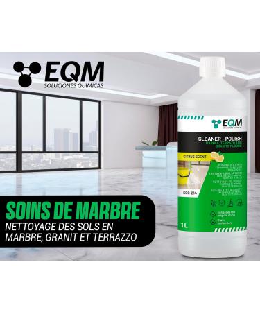 EQM ECO-214 Cleaner and Polishing for Marble and Natural Stone 1L Enhances Natural Colour and Shine - Buy Online on GoSupps.com