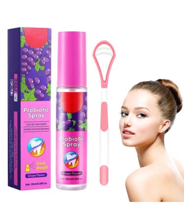 Spray Haleine Fraiche Spray Buccal Vaporisateur D'Halitose D'Odeur Orale limine les Mauvaises Odeurs et Combat la S cheresse Buccale Haleine Fra Che Fruit E Confort Buccal 20ML