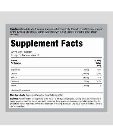 Piping Rock Electrolyte Drops for Hydration - 2 fl oz | Unflavored Non-GMO Gluten Free Supplement | International Shipping Available - Buy Online on GoSupps.com