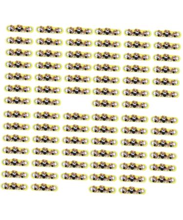Toyvian Kids Stickers 80 Pcs Forehead Stickers Childrens Baby Stickers Baby Liquid Crystal Baby Fever Indicator Strip Toddler Yellow Sensing Temperature Kid Stickers Yellow Brownx4pcs 7.5x2.5cmx4pcs