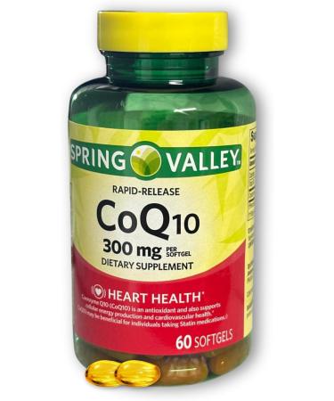 C0q10 300mg Rapid Release- 60 softgels (Pack of 1) Boxed by Fusion Shop Store - Buy Online on GoSupps.com